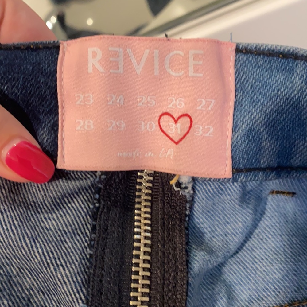 REVICE DENIM YIN YANG CROPS / TOKYO WASH size 31 - Picture 3 of 3